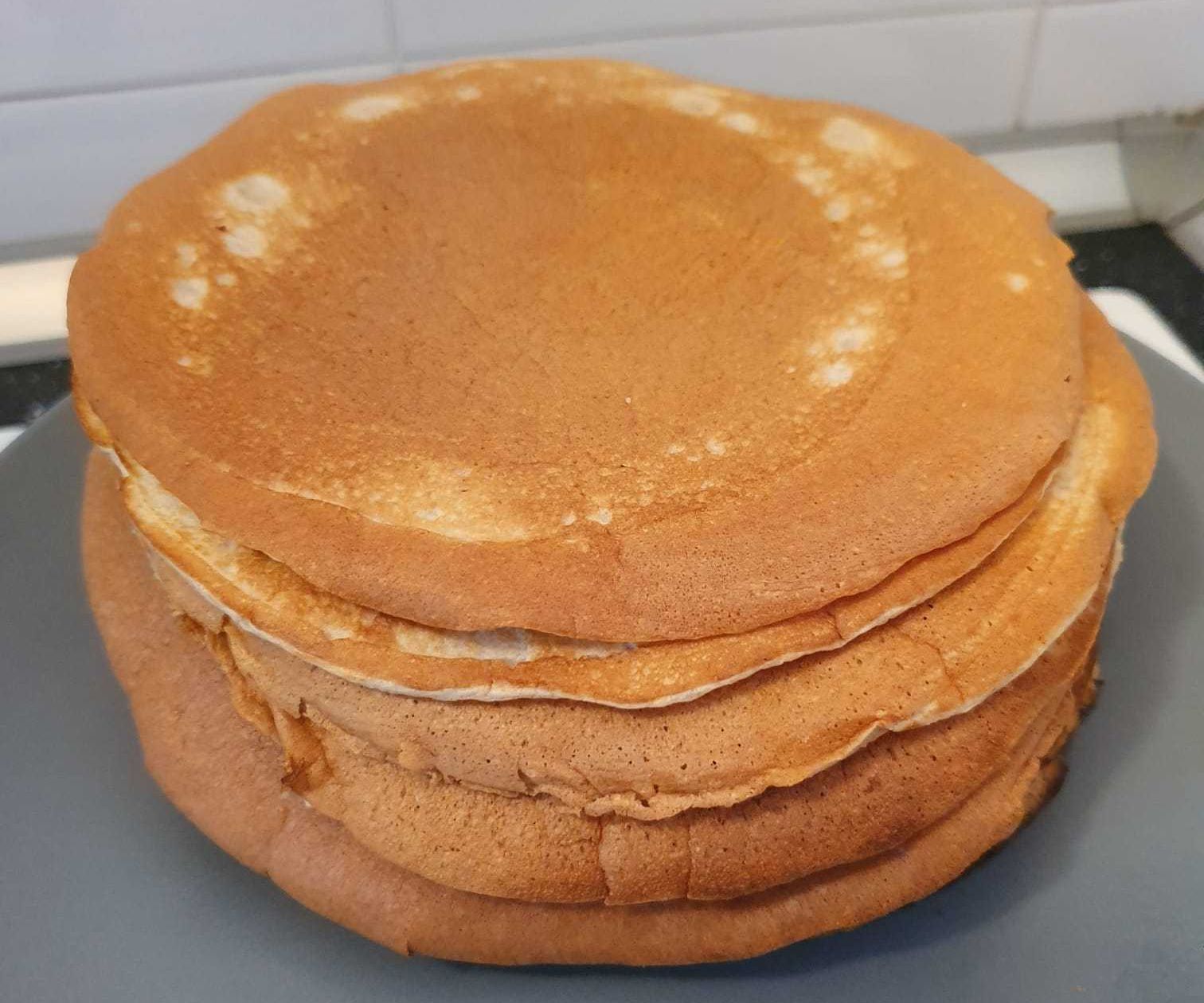 Fast Proteic Pancake No Sugar or Butter 