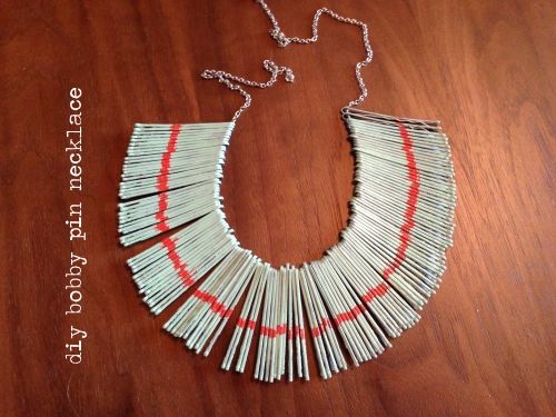 DIY Bobby Pin Necklace