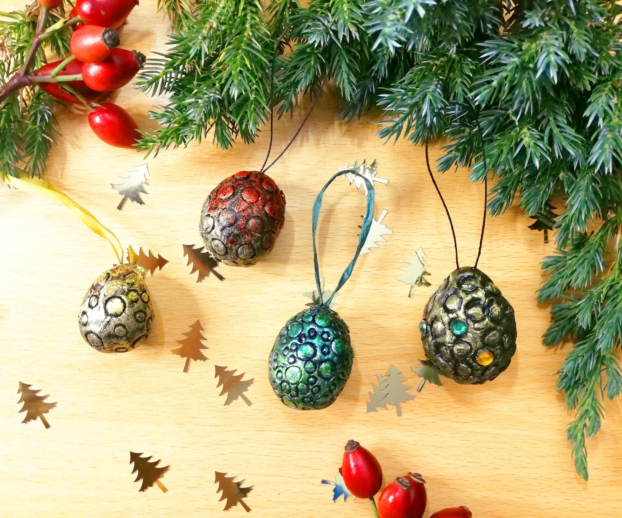 Dragon Egg Christmas Ornaments