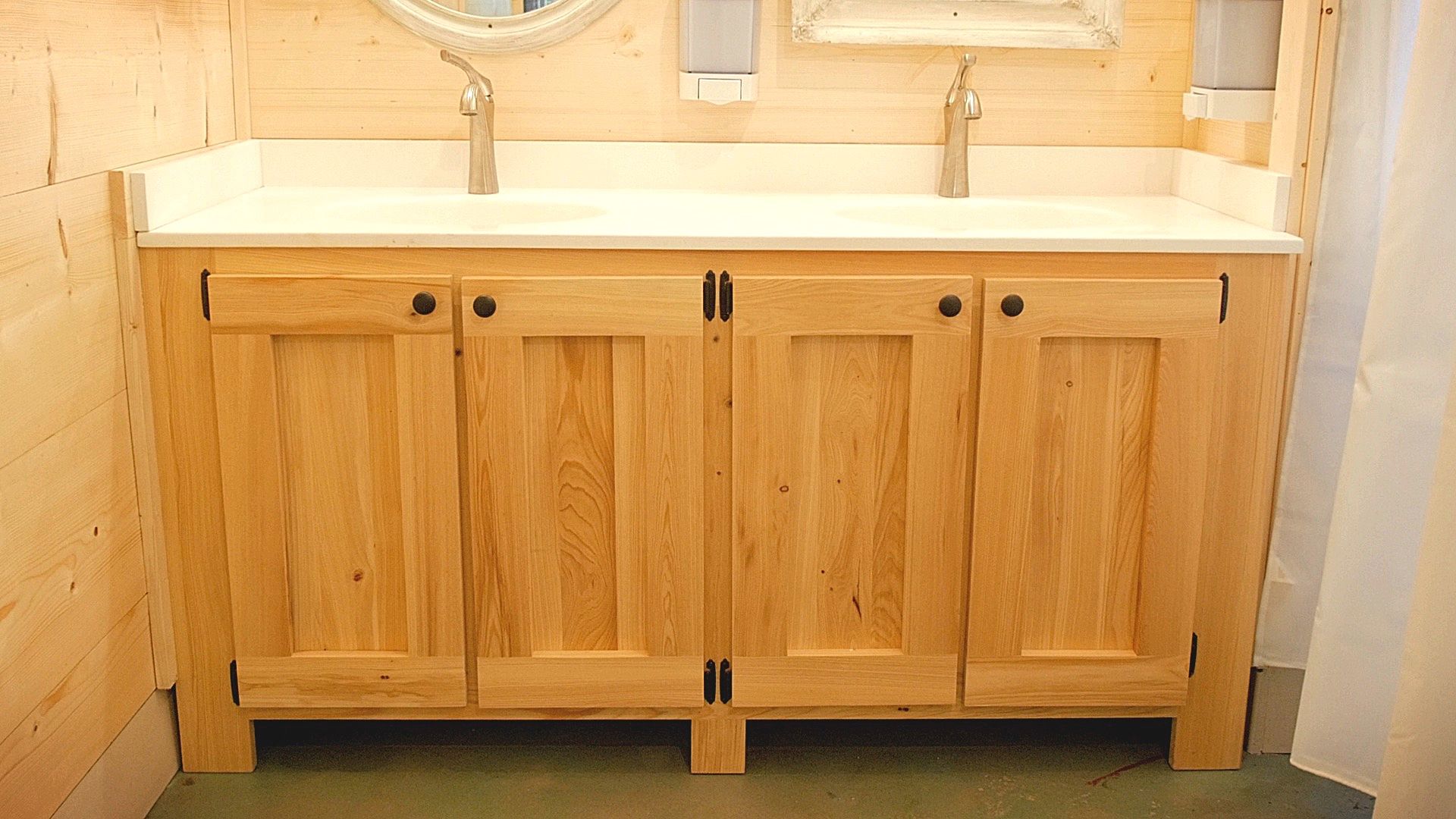 DIY Rustic Bathroom Vanities | How to Build - Woodworking : 14 Steps ...