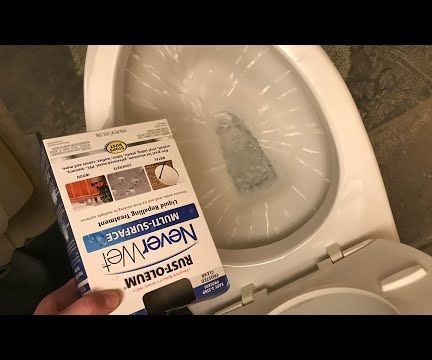 How to Create a HYDROPHOBIC Self Cleaning Toilet!!!