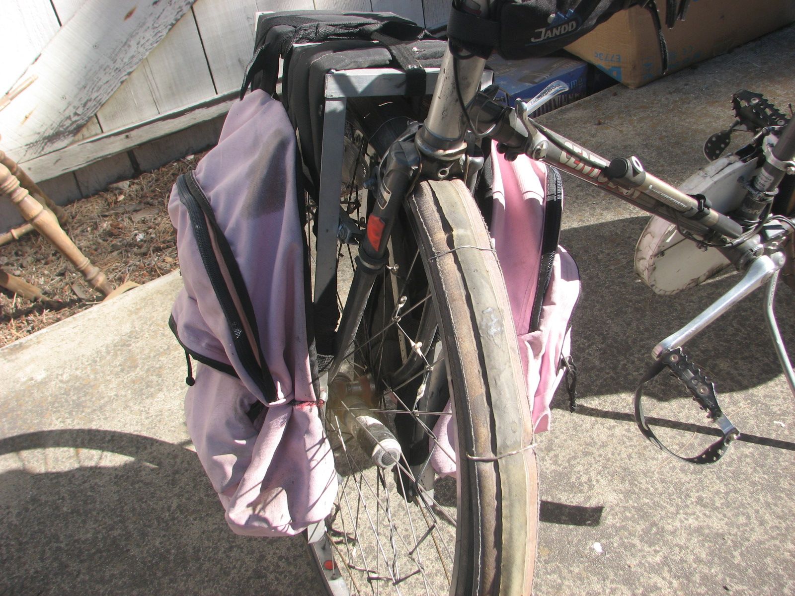 Bike Rack, Panniers, Adventures 4 Packs, Trailers and Fun. 7 Steps