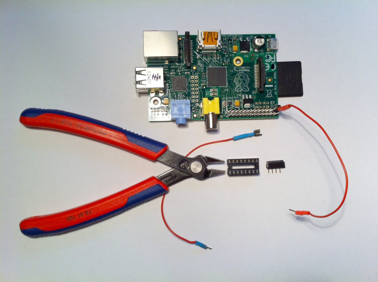 Female Headers for Raspberry Pi GPIO Pins From IC Sockets