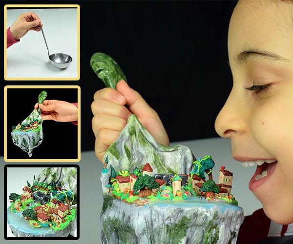 ♡ DIY Miniature Village Using a Ladle ♡