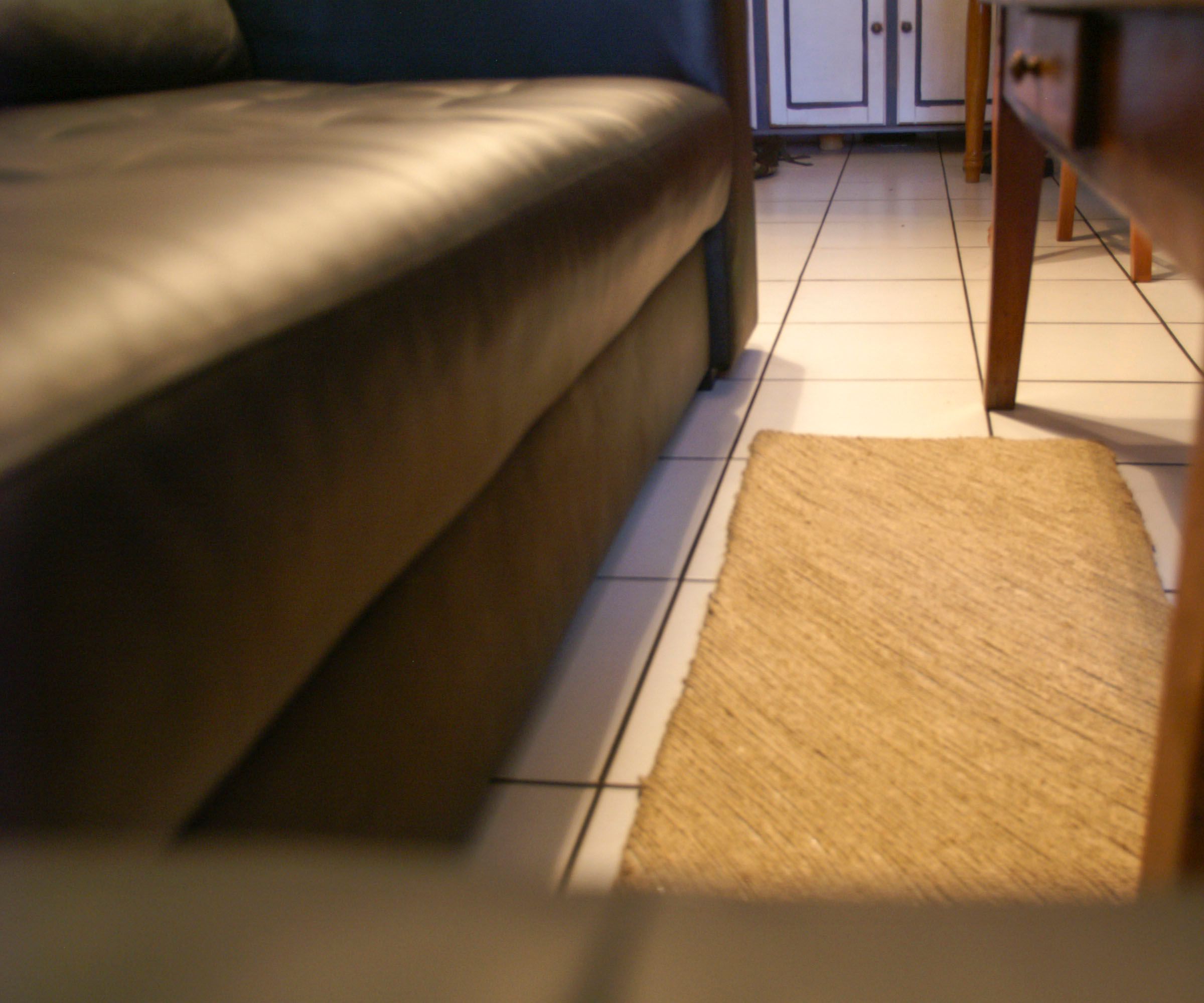 DIY - Linen Yarn Carpets
