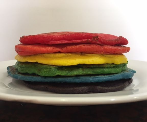 A Rainbow of Pancakes 