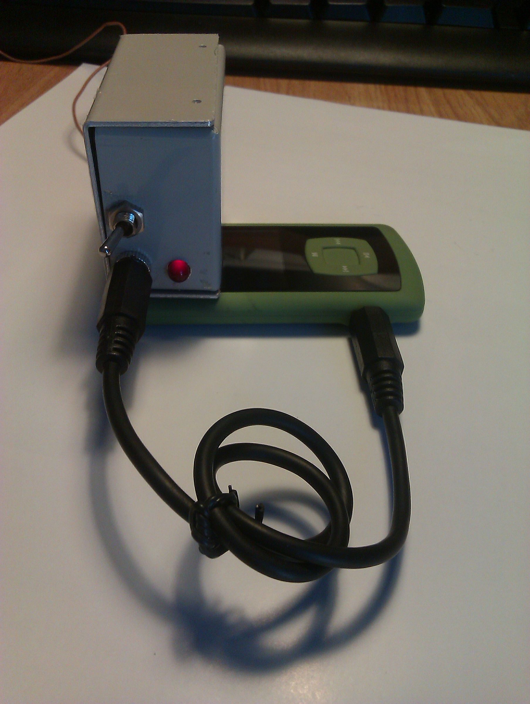 Bradcasting music (FM radio BUG)