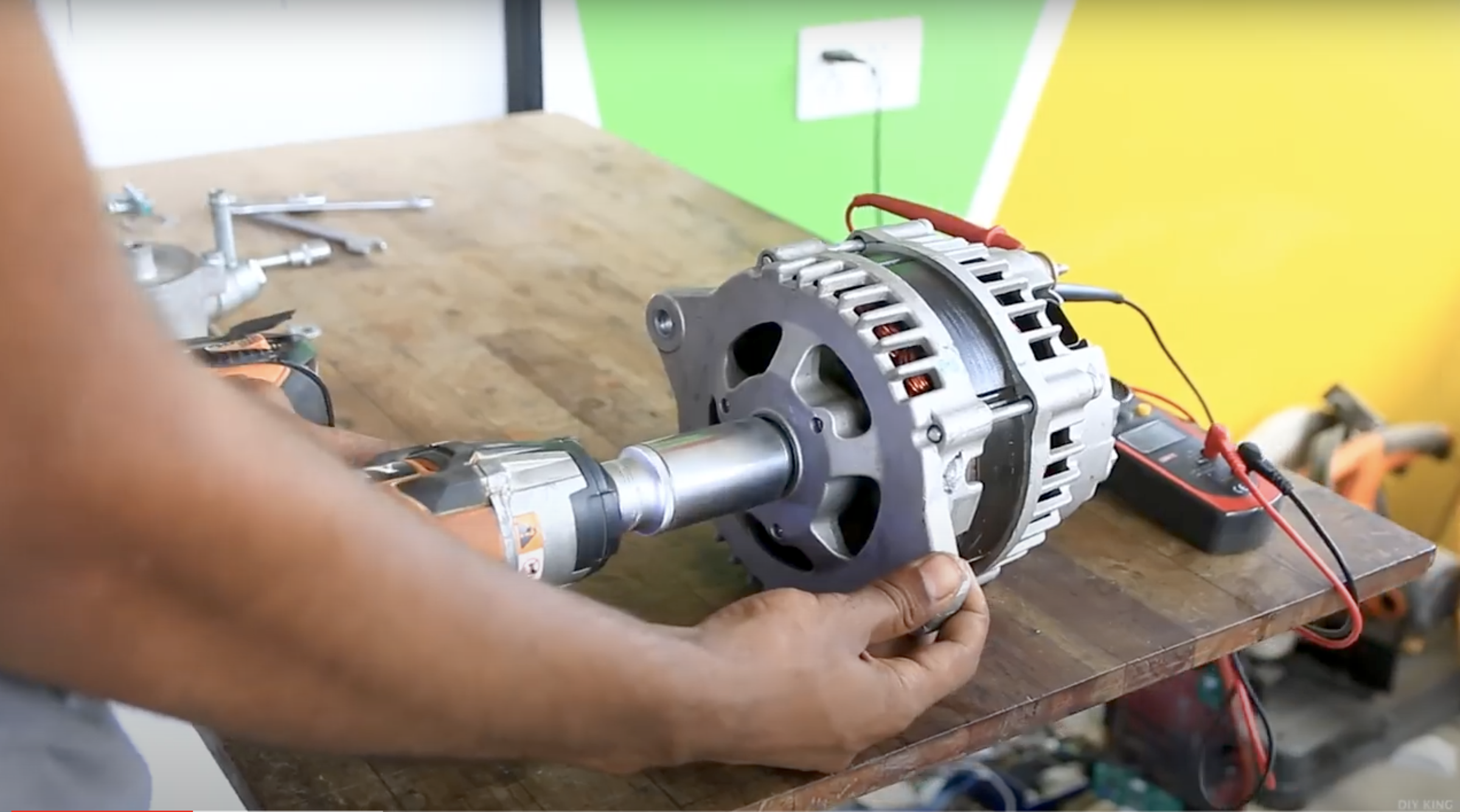 DIY Wind Turbine Using Car Alternator 9 Steps (with Pictures