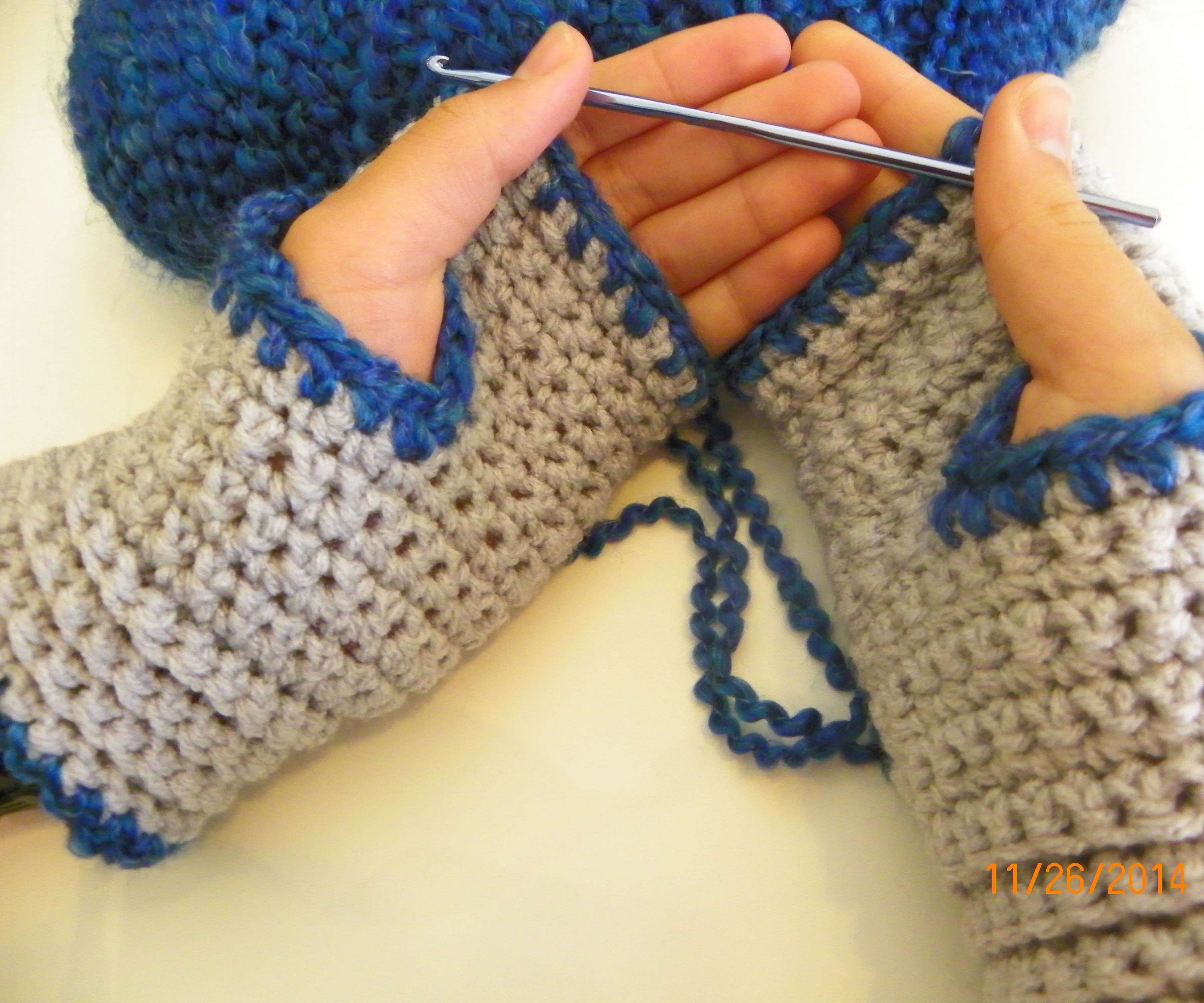 easy crochet fingerless mittens