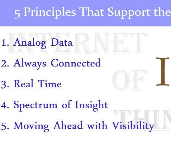 5 Principles That Support the IoT Theory