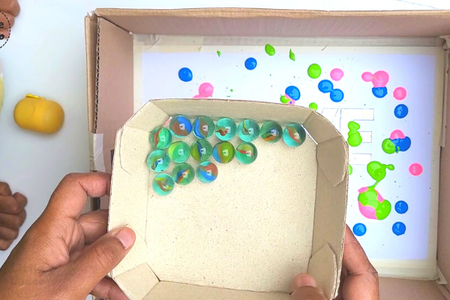 Painting With Marbles