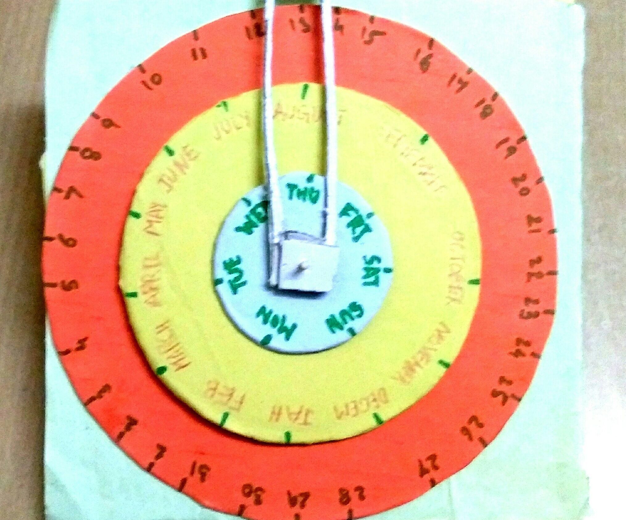 Making of "Calender Wheel"