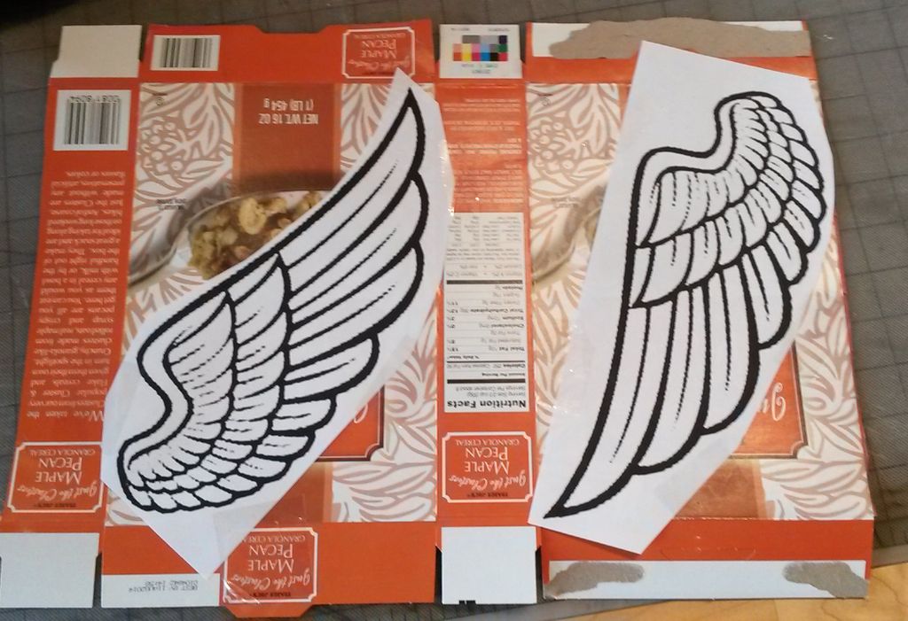 Helment Wing Pattern Hermes Wings Template