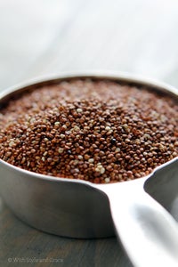 Gluten-free Quinoa With Sweet Potatoes and Dried Cranberry Stuffing