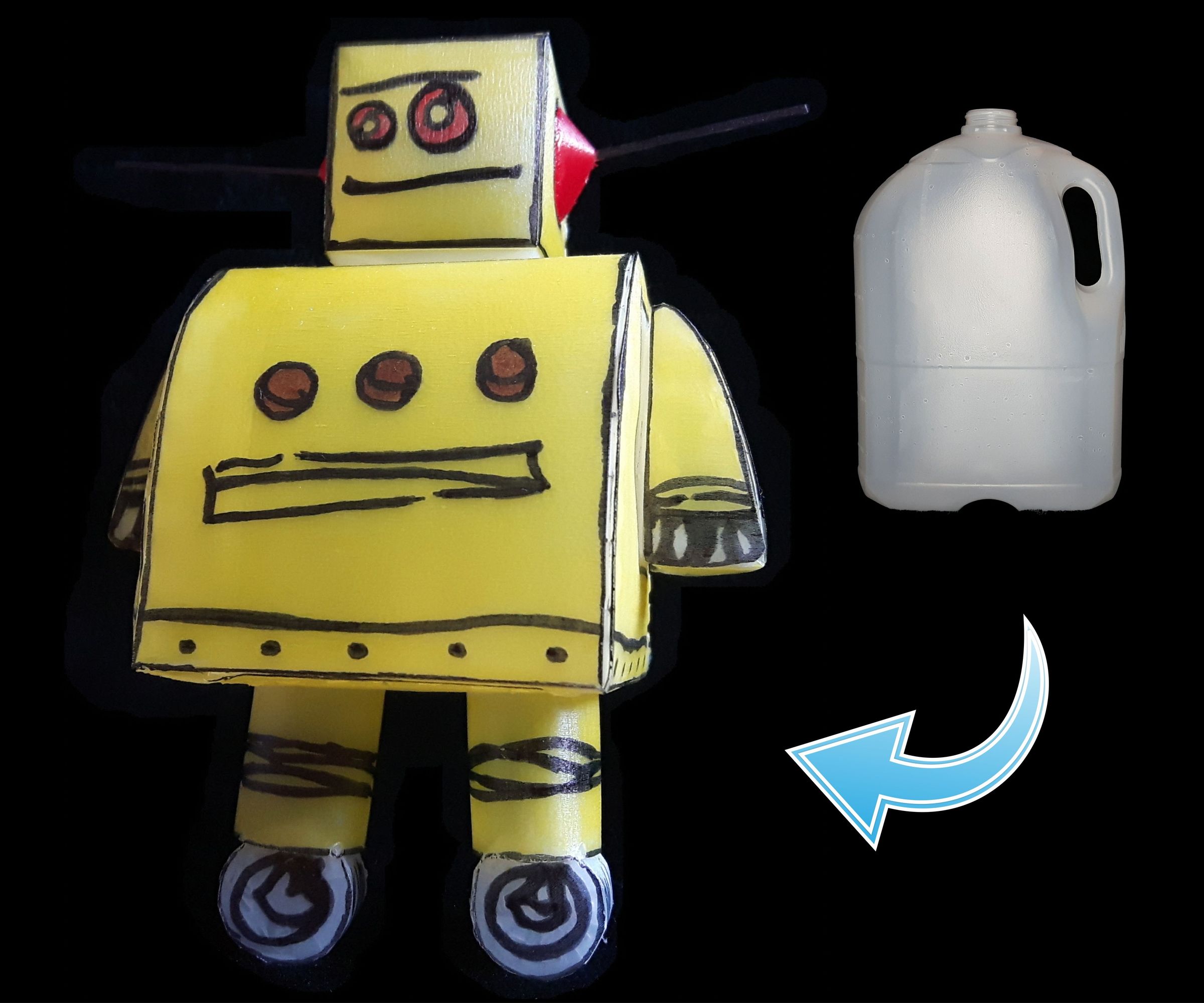 Welding Plastics: Instructables Robot Nightlight