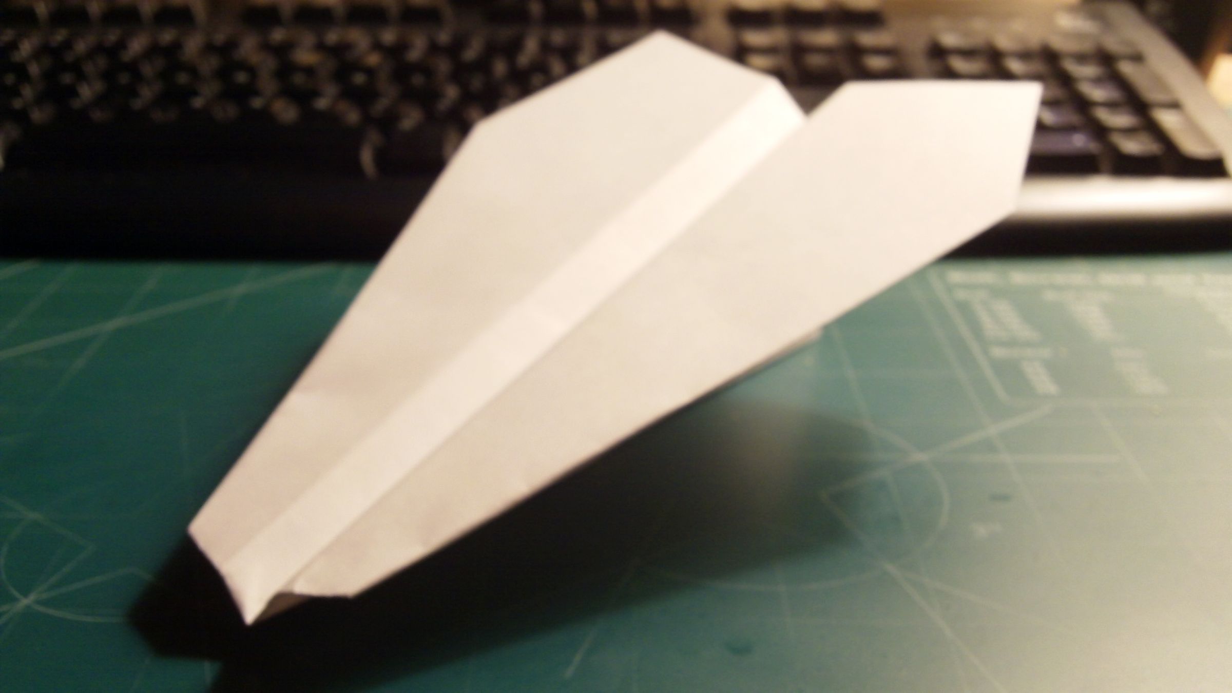 How to Make the StratoDart Paper Airplane