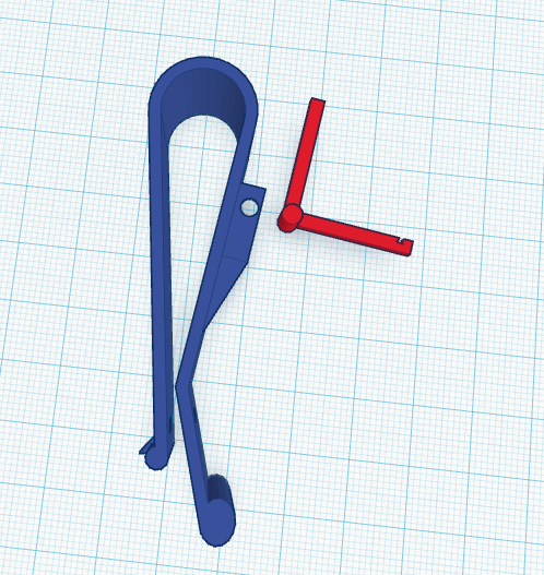 Rubber band gun Money clip