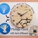 "Time Heals": Artisan Clock, Hobby Project From Simple Wooden Items , DIY Craft Gift Idea