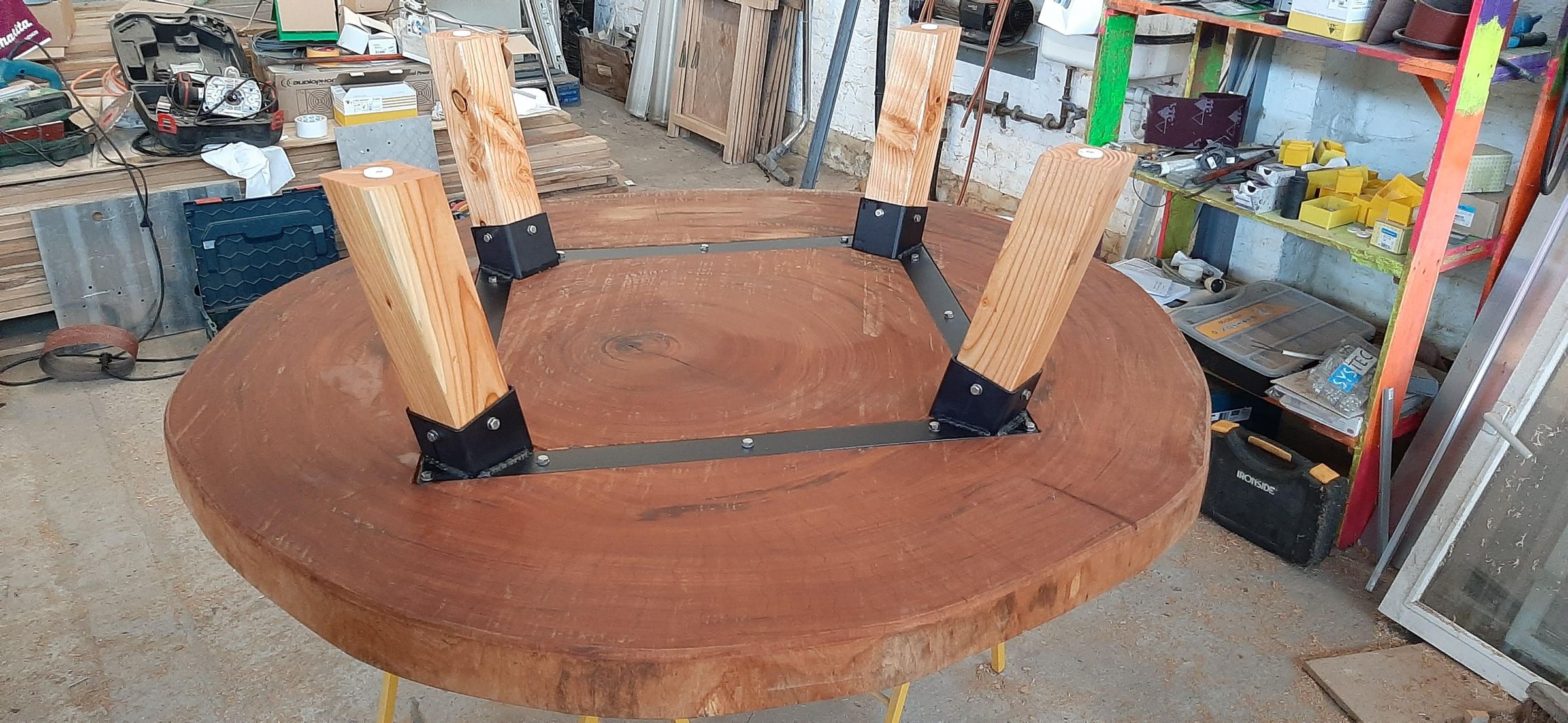 Tree Slab Lounge Table With Rgb Led Lights 5 Steps (with Pictures