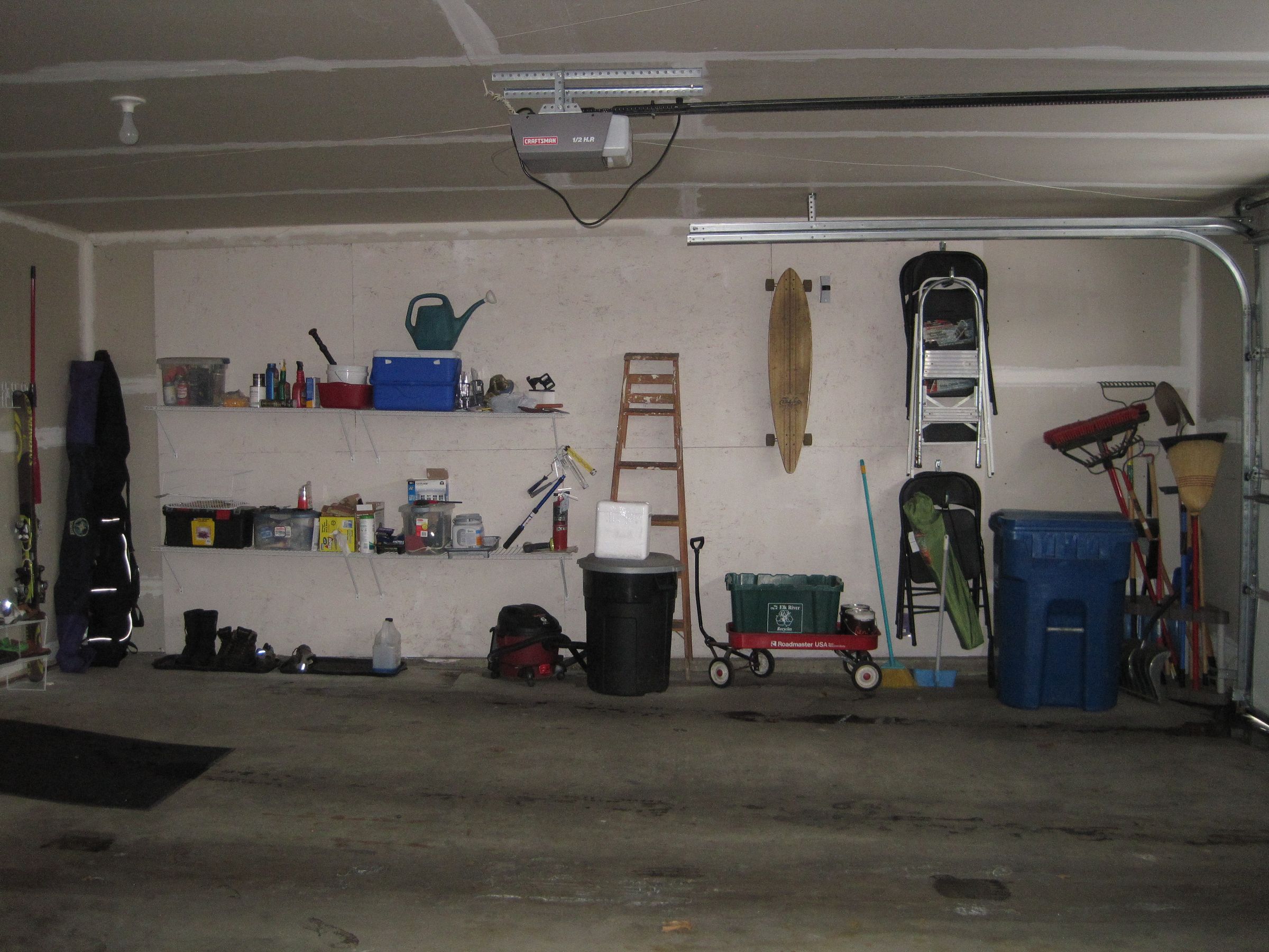 Garage Wall Makeover