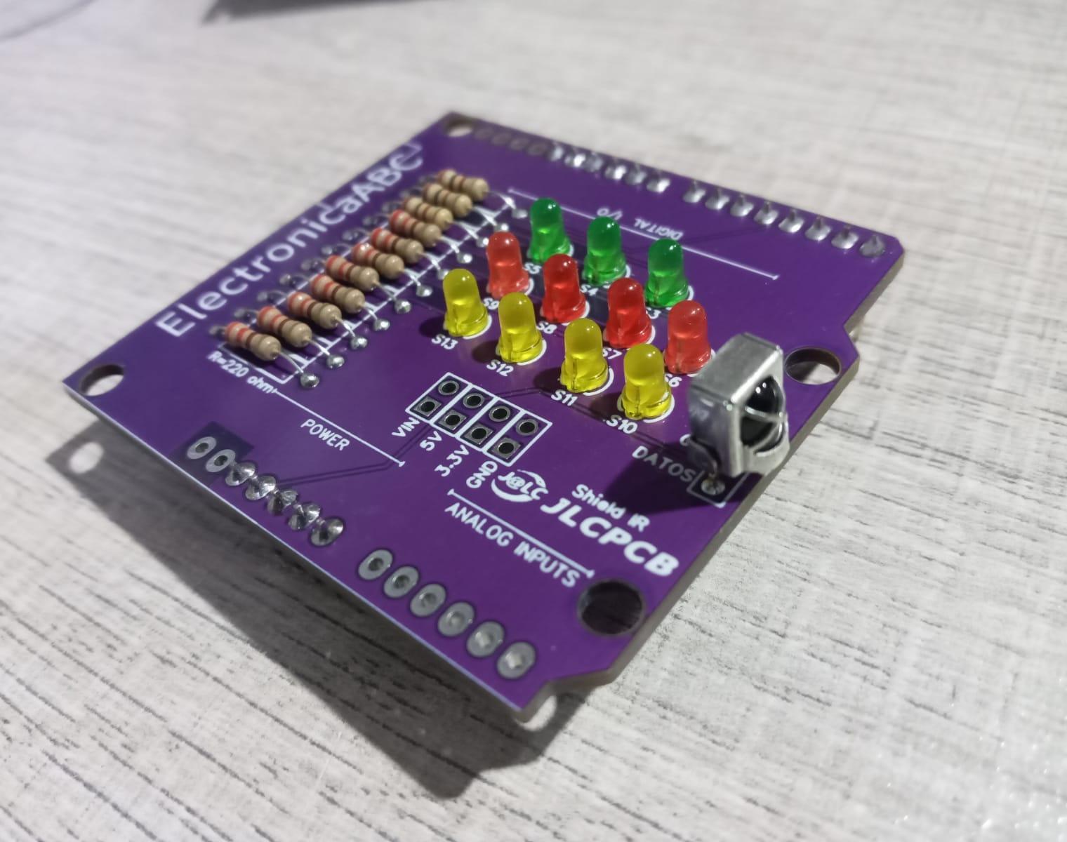 SHIELD IR FOR ARDUINO ONE