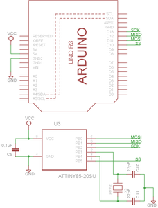 Programming the ATTiny85, ATTiny84 and ATMega328P : Arduino As ISP : 9 ...