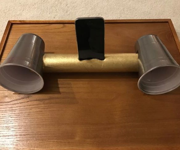 Cardboard Tube Speaker System