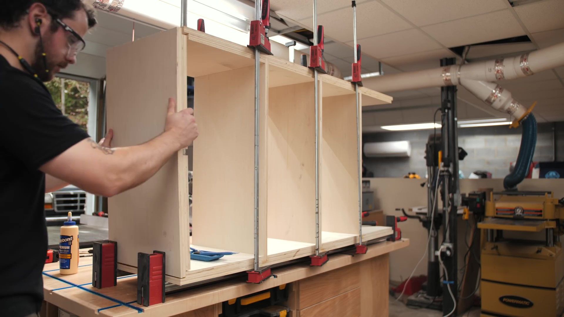 How to Build a DIY Plywood Media Console // Limited Tools Build 11