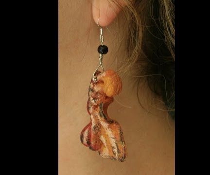 Bacon Earrings Molded From Real Bacon 