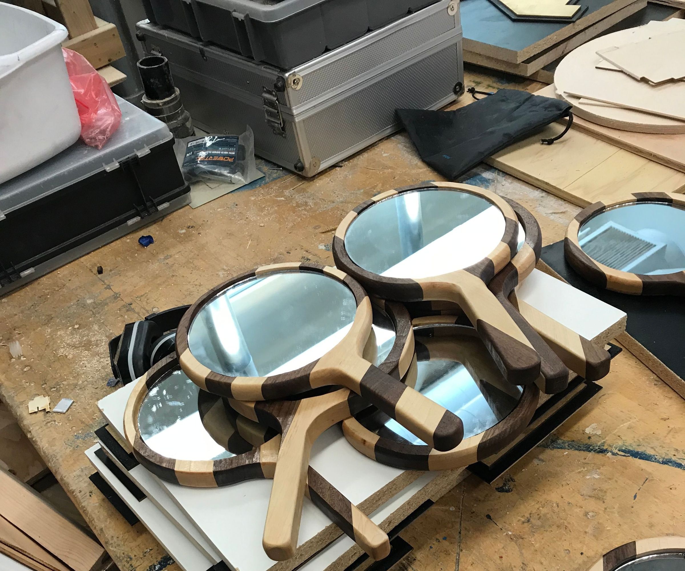Hand Mirror Made From CNC Router