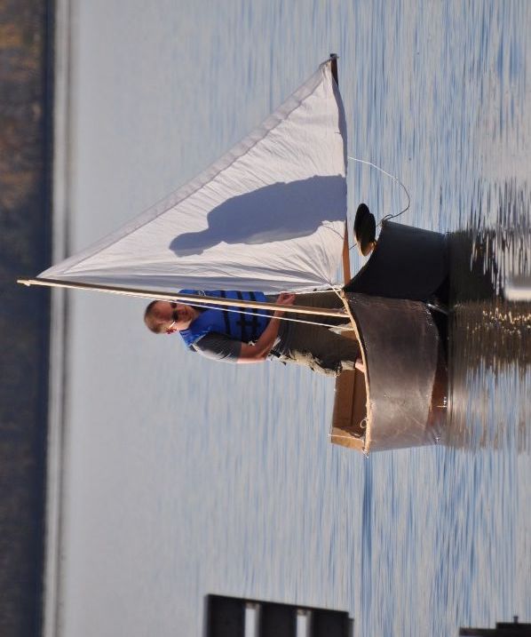 7ft Wooden Sailboat