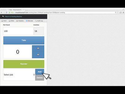 If You Need to Add a New Job, Click “Add”.
