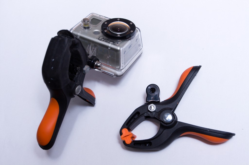 GoPro Clamp-mount for Multiple Angles With One Camera (great for Cycling!)