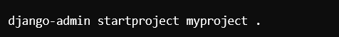 Start a New Django Project