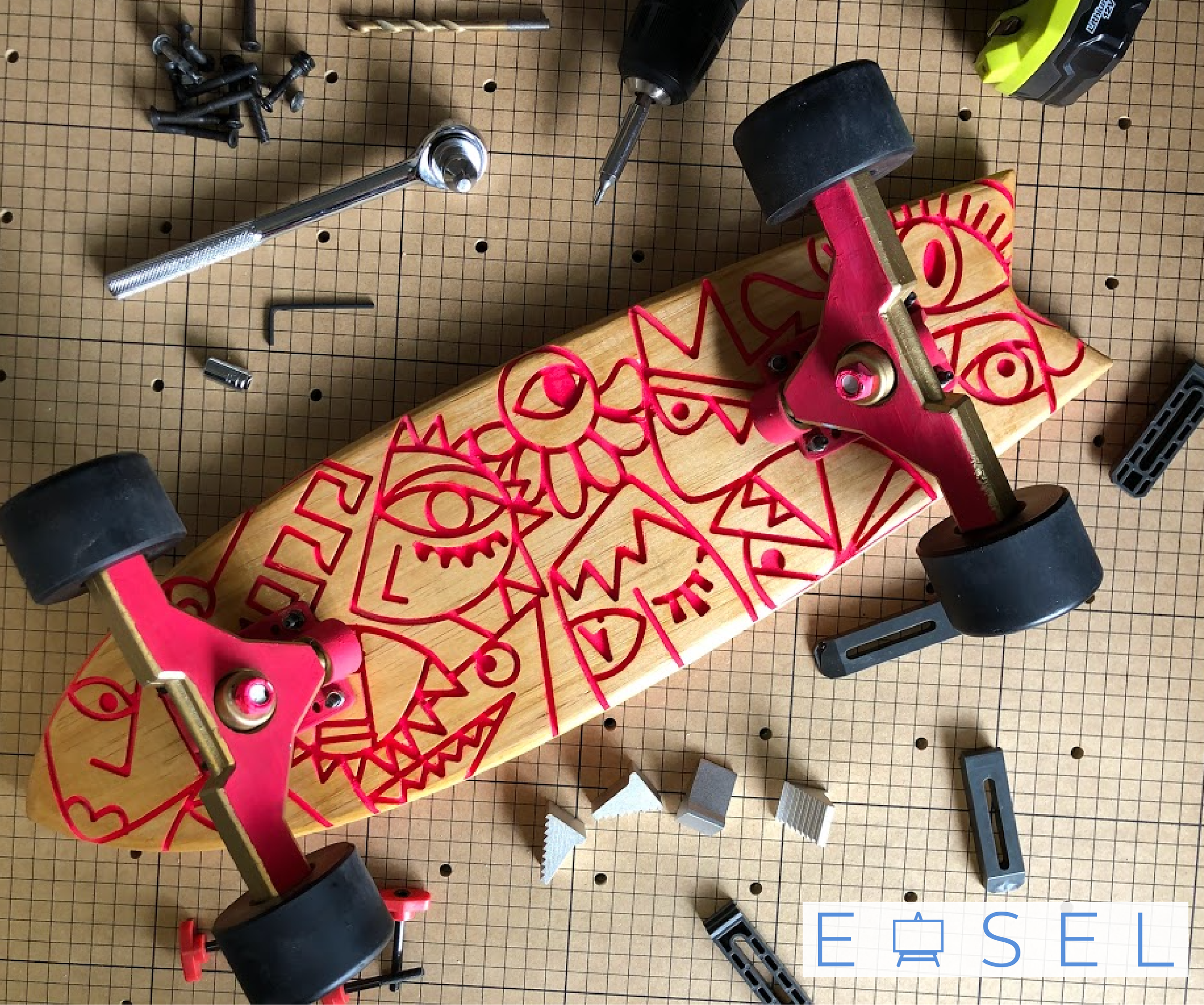 CNC Skateboard With X-carve Router