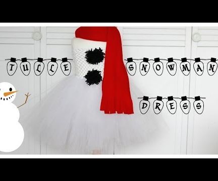 Tulle Snowman Dress