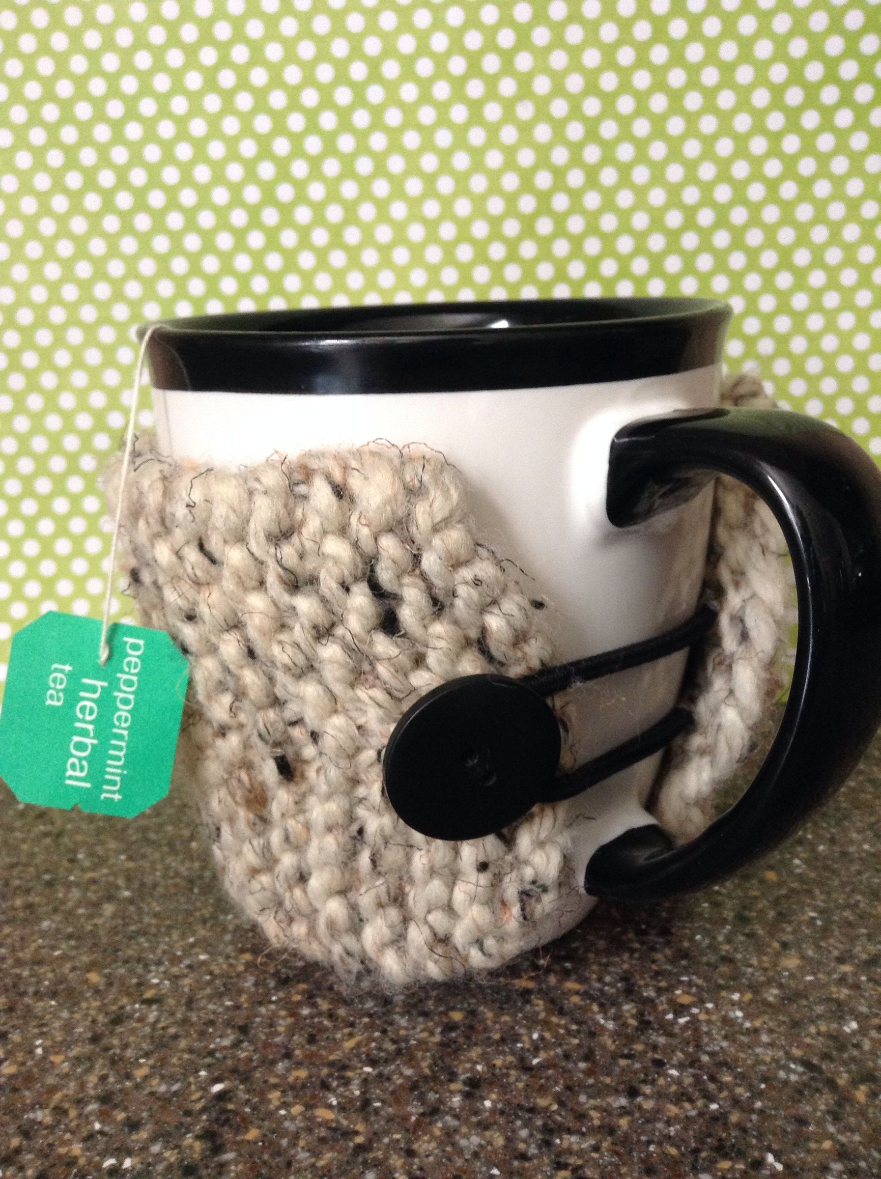 Button Loop Coffee Cozie