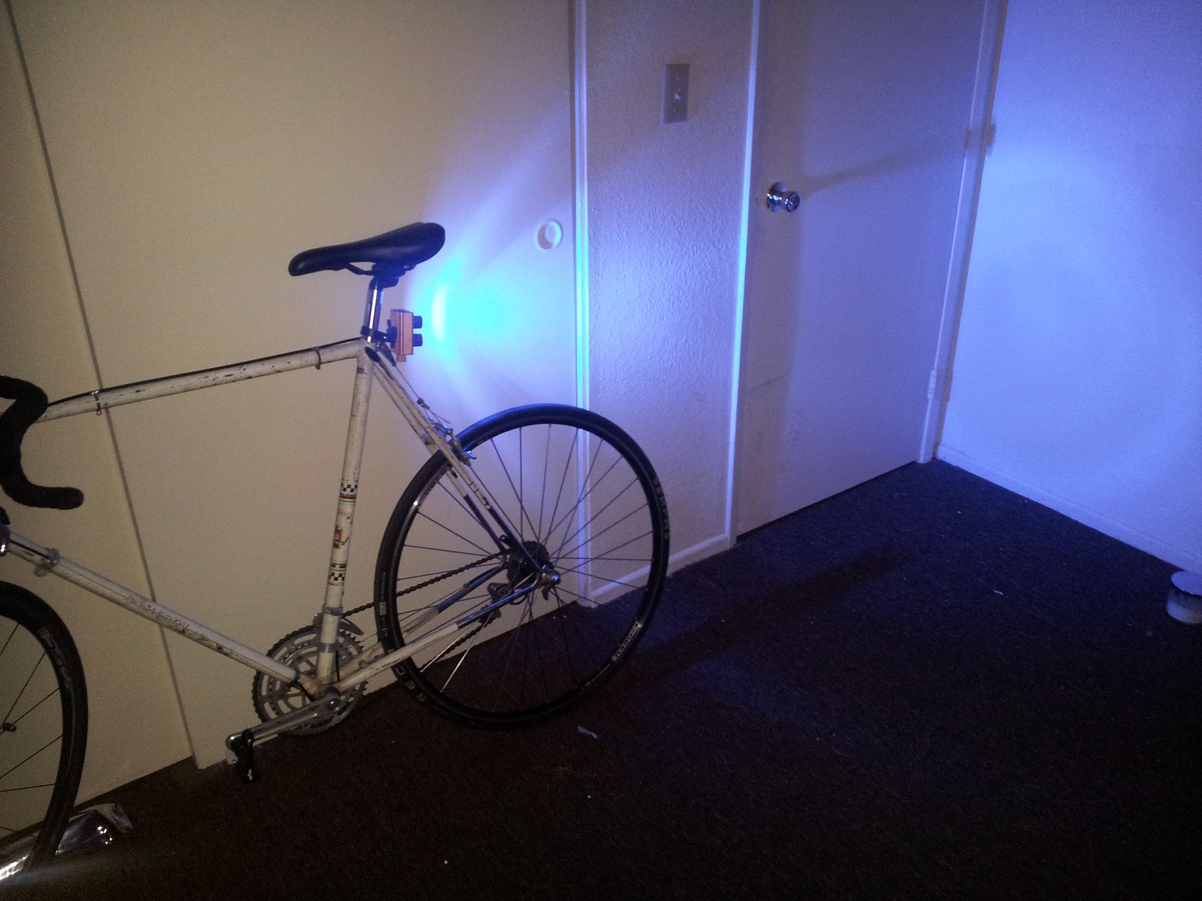 Almost Too Bright Bike Light (blue or What Ever Color You Want) 5