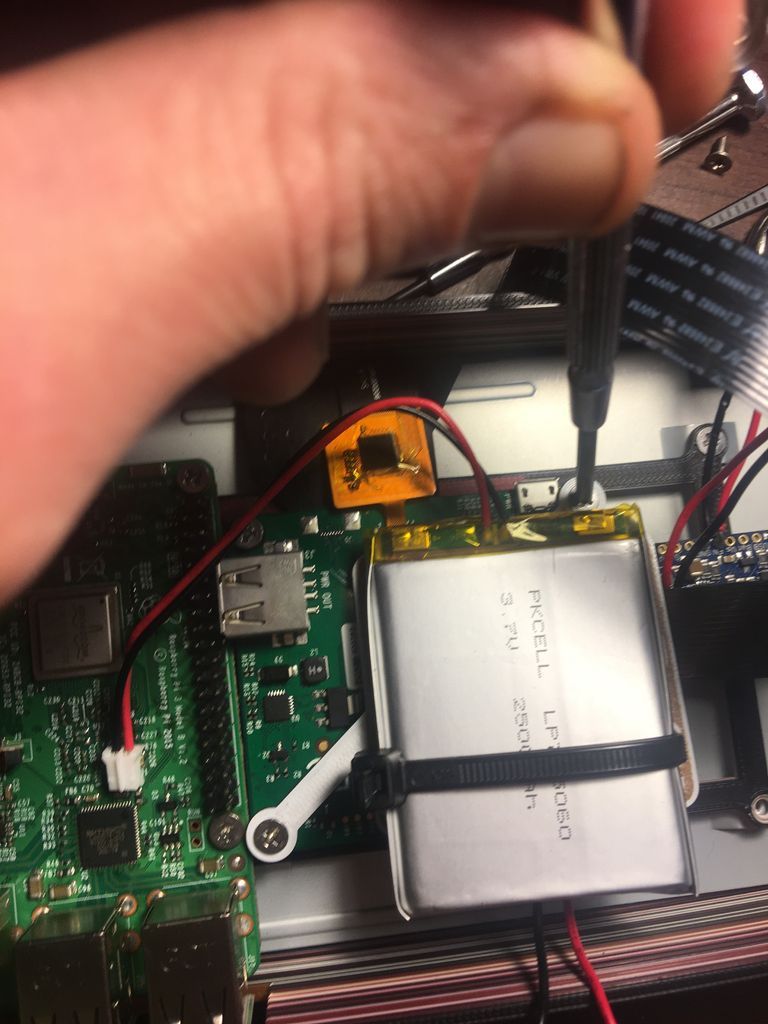 Mount LiPo Battery to Frame