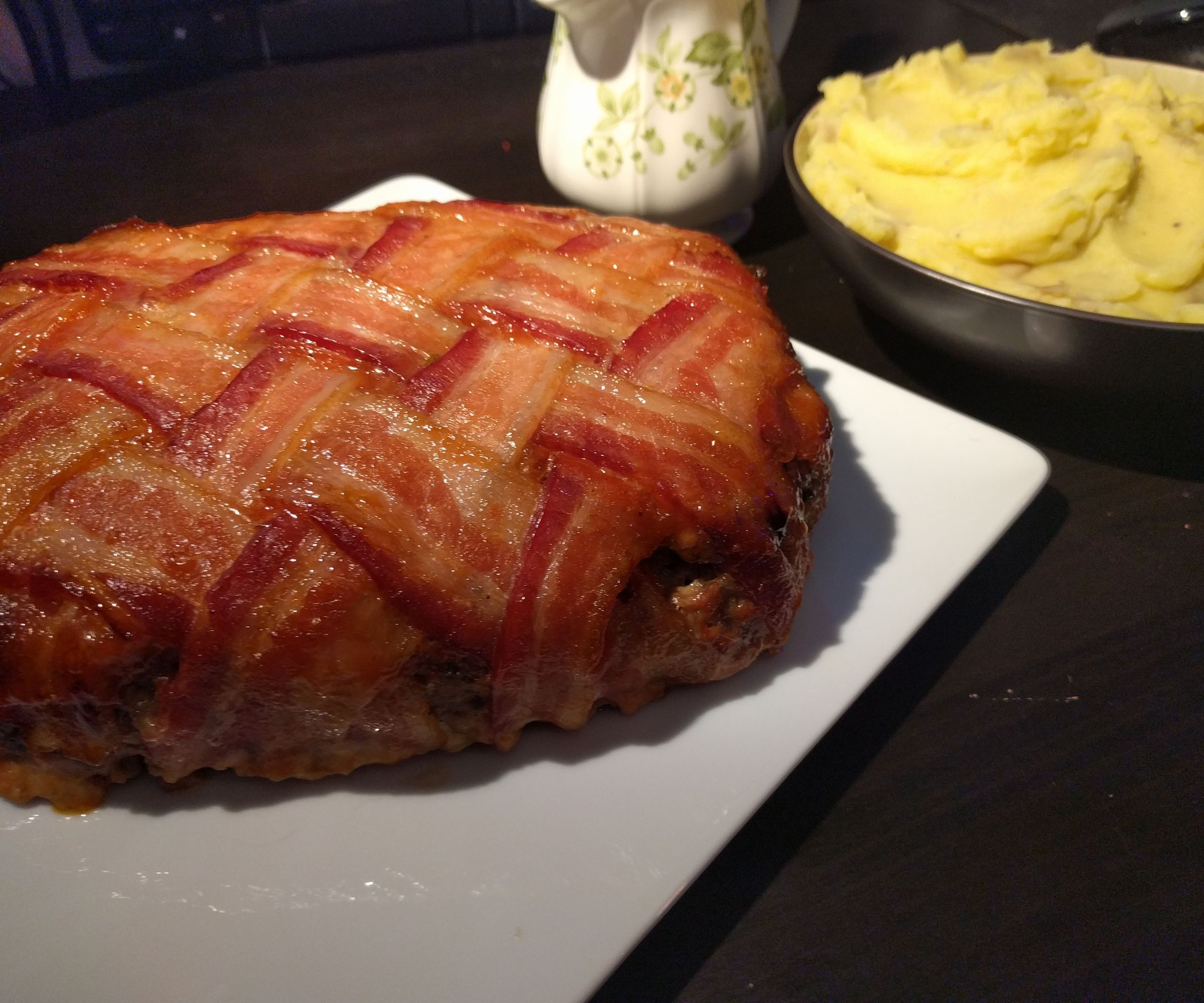 Bacon-wrapped Meatloaf (aka Meat and More Meat)