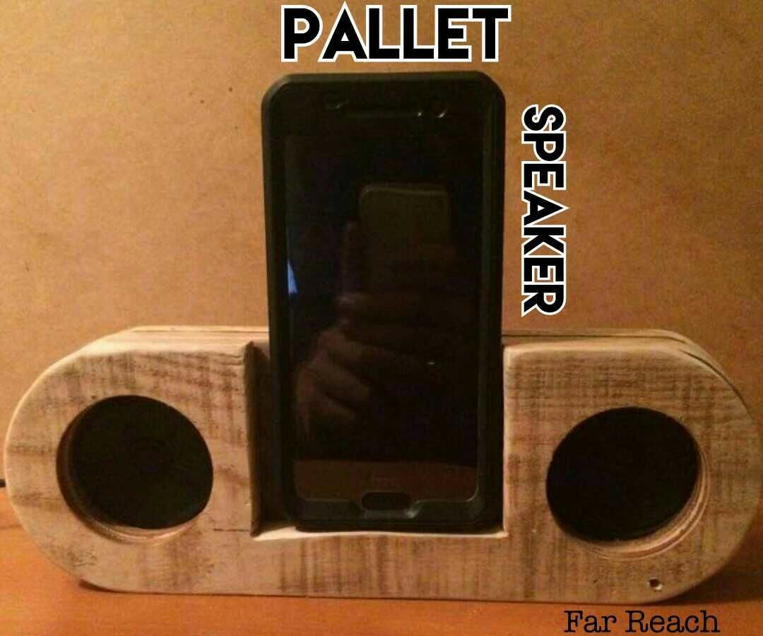 DIY Simple Pallet Speaker
