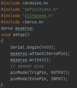 Explanation Arduino Setup