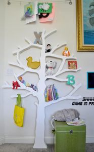 Laser Cut Tree Bookshelf