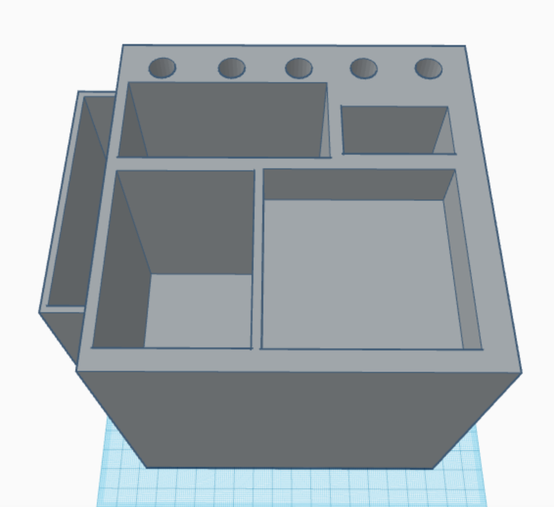 Desk Organizer Cube Using TINKERCAD! 8 Steps Instructables