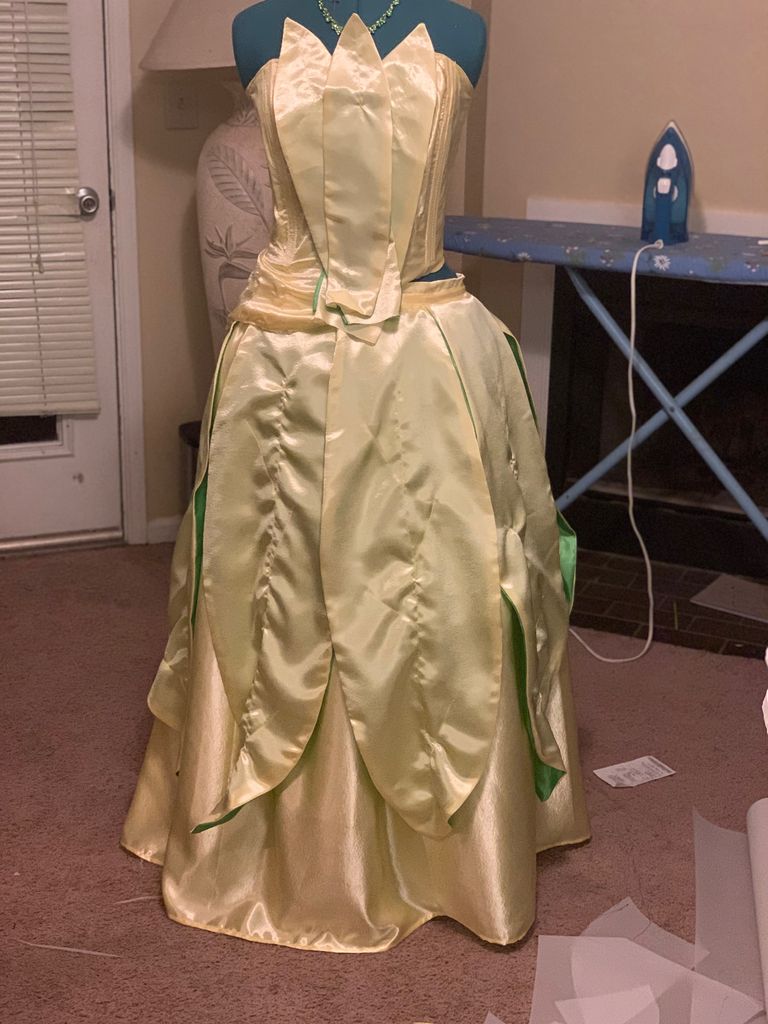 princess tiana dress diy DIY Princess Tiana Costume Part 1