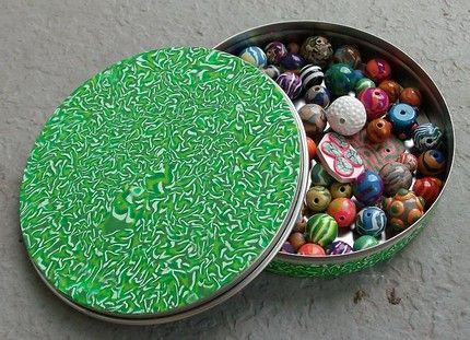How to Make a Decorative Box or Tin With Polymer Clay