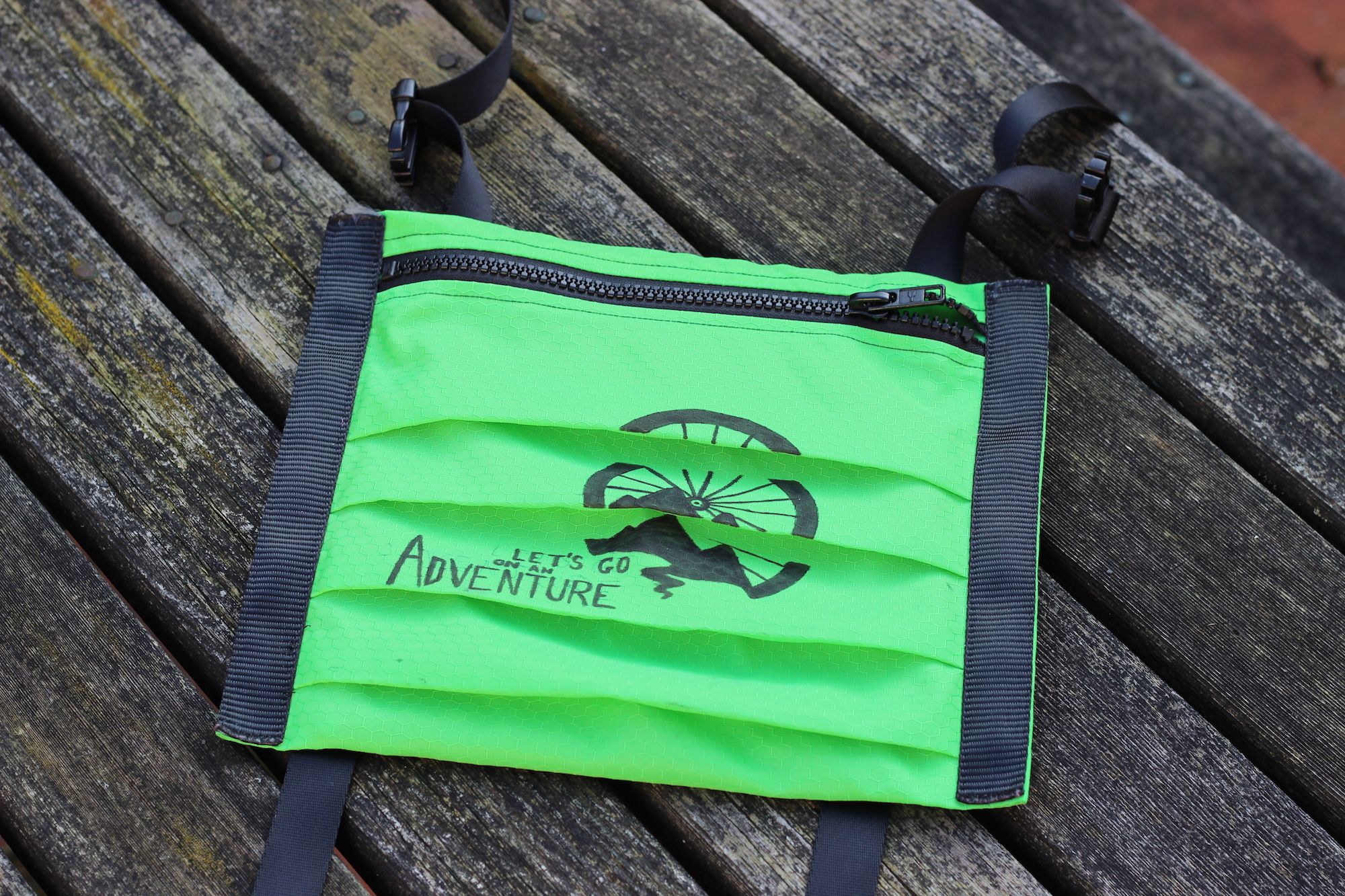 bikepacking handlebar bag diy