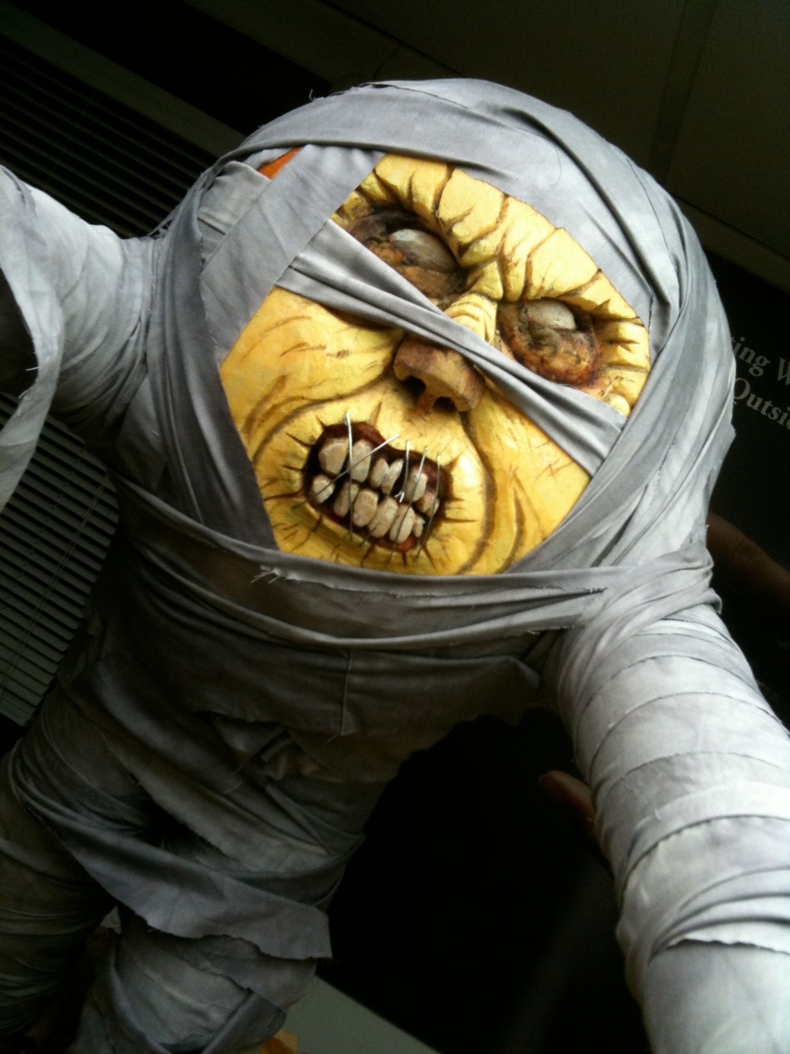 Evil Mummy Pumpkin