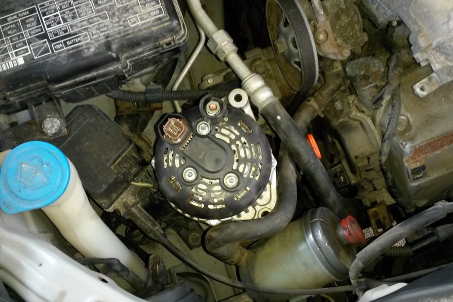 Как снять генератор хонда элизион Как снять генератор хонда элизион