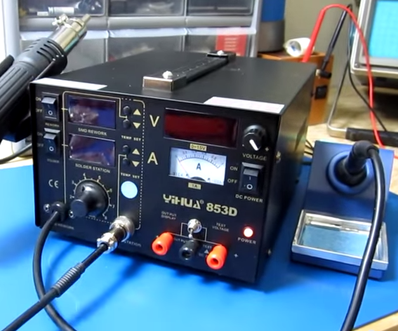 Testing a 3 in 1 Soldering Workstation 